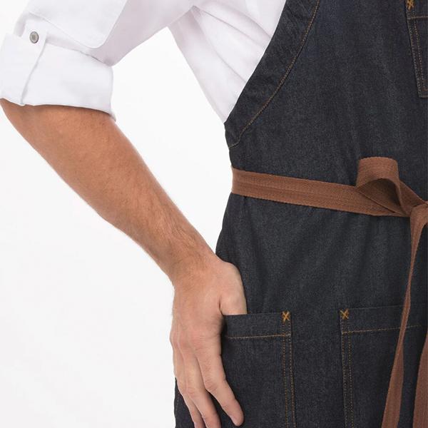 Memphis Chefs Bib Apron(AB036)