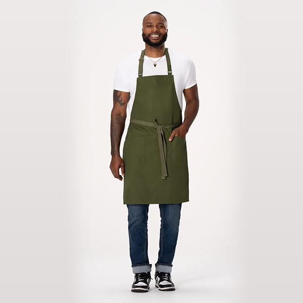 Lockharte Canvas Bib Apron(AB802)