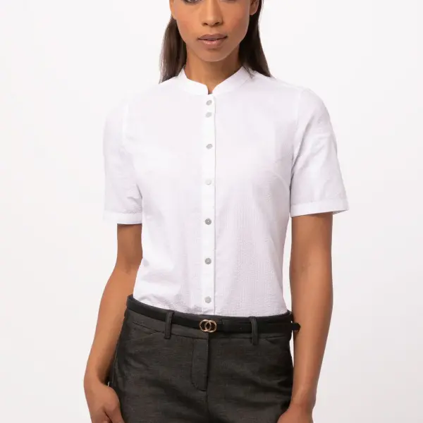 Seersucker Womens Shirt(SHC08W)
