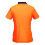 Hi-Vis Womens Cotton Comfort Contrast Class D Polo Shirt S/S (ML211)