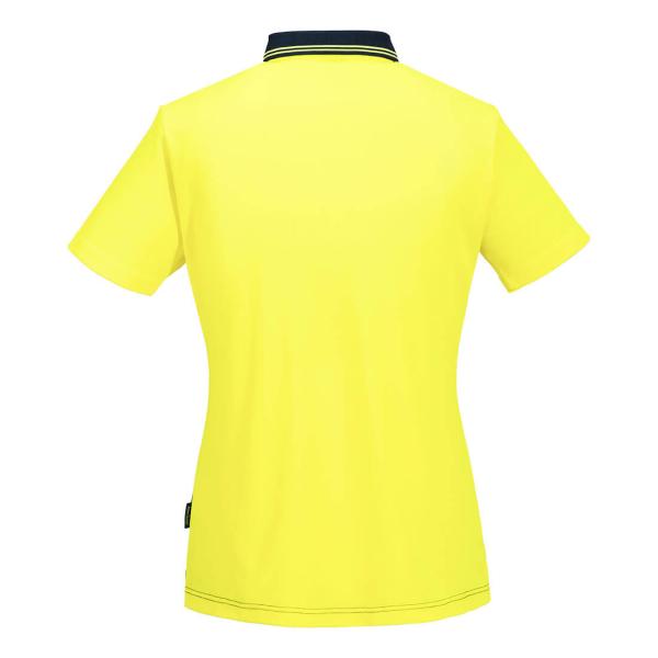 Hi-Vis Womens Cotton Comfort Contrast Class D Polo Shirt S/S (ML211)